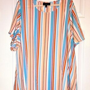 Lane Bryant striped blouse 38/40